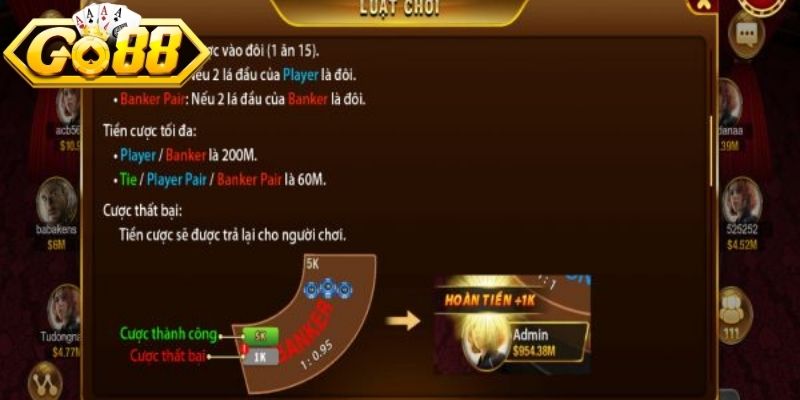 Baccarat Go88 - Trọn Bộ Hướng Dẫn Chơi Cho Newbie 2026 2 Hướng dẫn cách chơi Baccarat Go88 chi tiết cho tân thủ